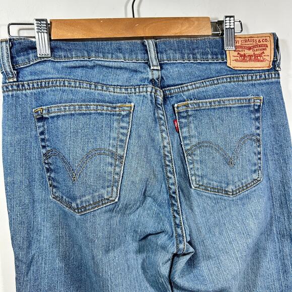 Levis 515 Bootcut Medium Wash Mid Rise Flare Classic Bootcut Jeans Size 32 x 33 - Picture 6 of 8